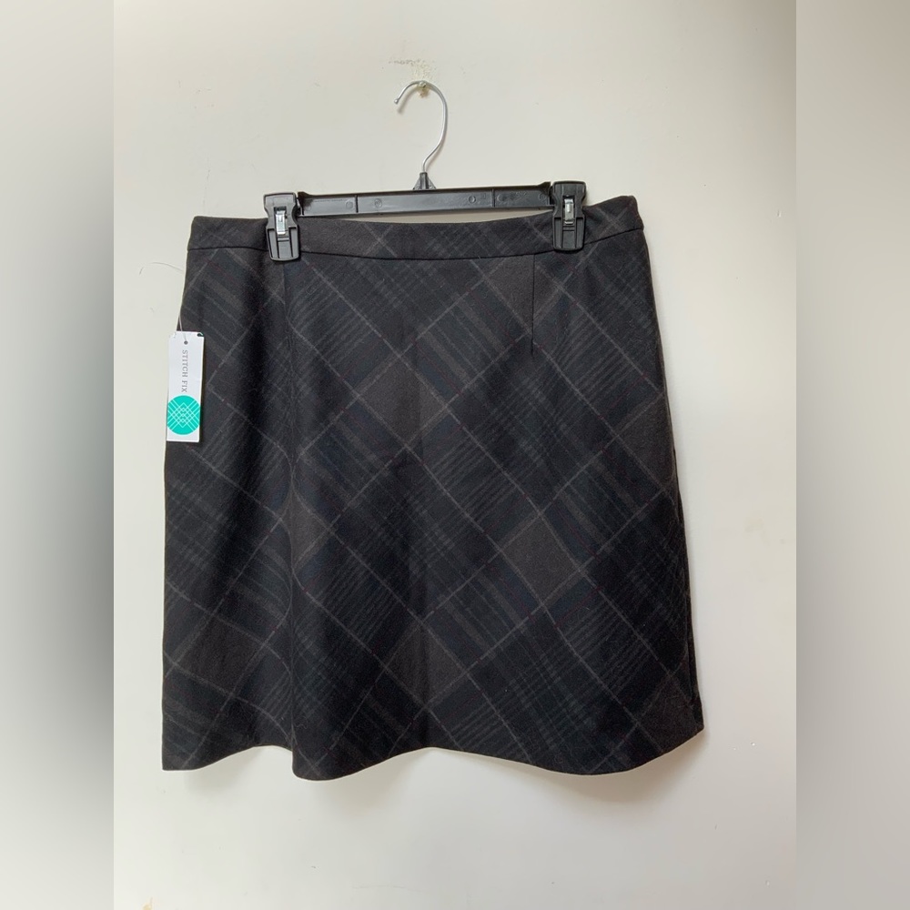 Margaret M Plaid Skirt